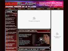 Tablet Screenshot of musflashtv.com